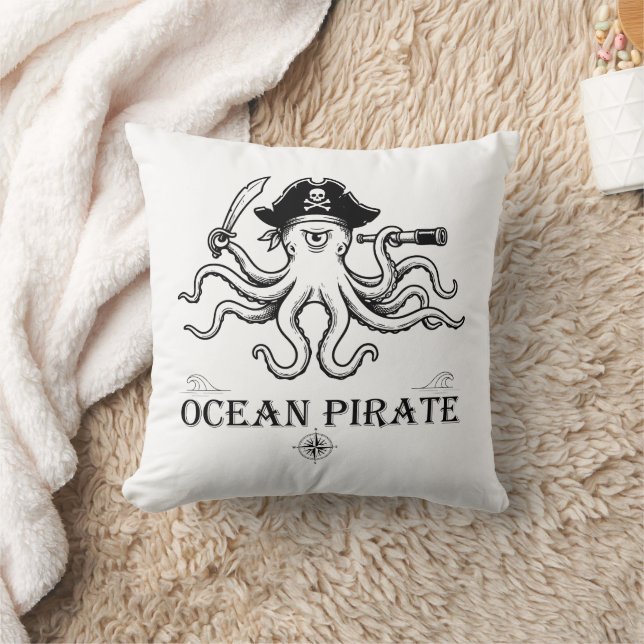 Almofada Pirata do Oceano (Cobertor)