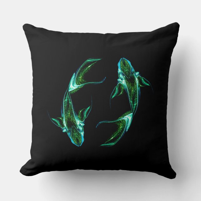 Almofada Pisces – Minimalist Zodiac Decorative Pillow (Frente)