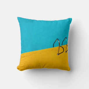 Almofada Piscina de natação com escada de aço inoxidável