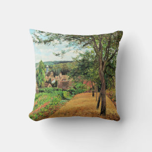 Almofada Pissarro - Pomares de Louveciennes, belas artes,