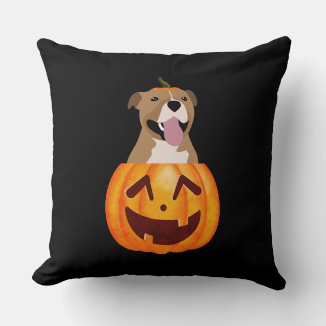 Almofada Pitbull Halloween (Frente)