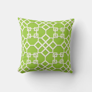 Almofada PixDezines chinois trellis/cor de fundo