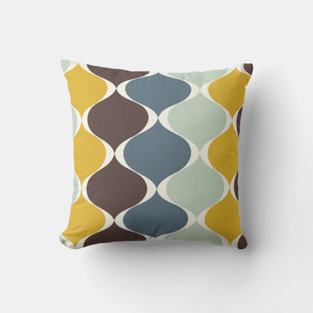 Almofada PixDezines mod ogee fundo cor DIY (Frente)