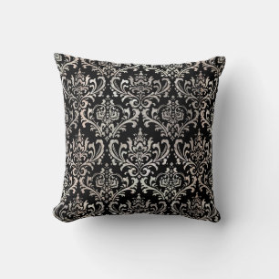 Almofada PixDezines Rossi Damask/Faux Silver