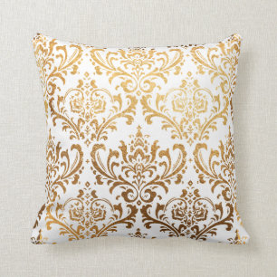 Almofada PixDezines Rossi Damask/Ouro Falso