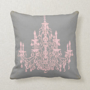 Almofada PixDezines vintage chandeliers/fundo DIY