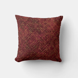 Almofada Pixeis Luxuosos Dourados e Marrons, Elegantes, Mod