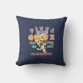 Almofada Pizza é a cola que nos une