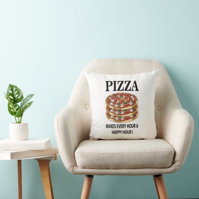 Almofada Pizza Torna Cada Hora Uma Hora Feliz Pizza (Cadeira)