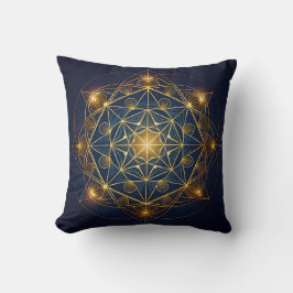 Almofada Plano Cósmico Dourado