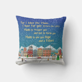 Almofada Planos para lhe dar esperança e um Futuro Jeremiah