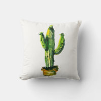 Planta de Cacto do Deserto Aquarela Boho do Sudoes