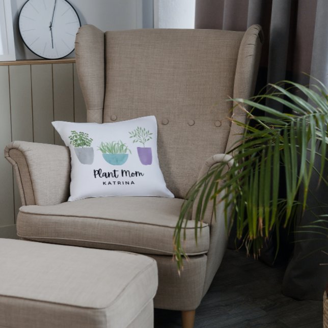 Almofada Planta Mãe Travesseiro decorativo Personalizado (Criador carregado)