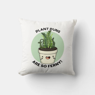 Almofada Plantações De Plantas São Tão Ferny Funny Fern Pun