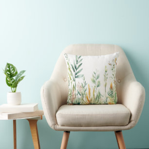 Almofada Plantas Botânicas Design Verde 311