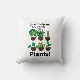 Almofada Plantas Nos Ajudam A Cultivar Plantas
