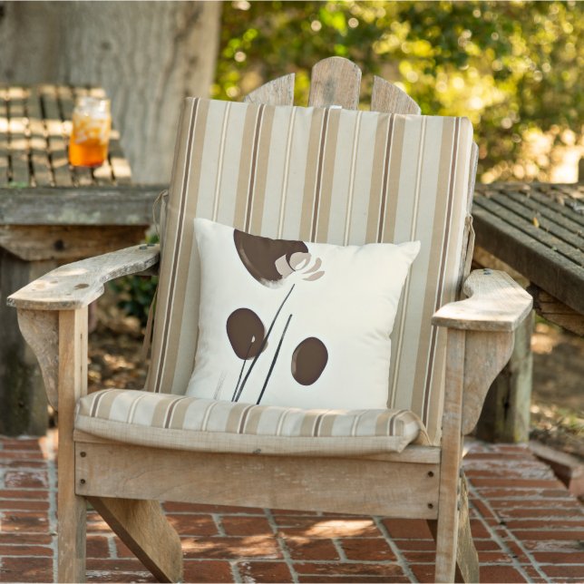 Almofada Plantas simples arte minimalista (Cadeira)