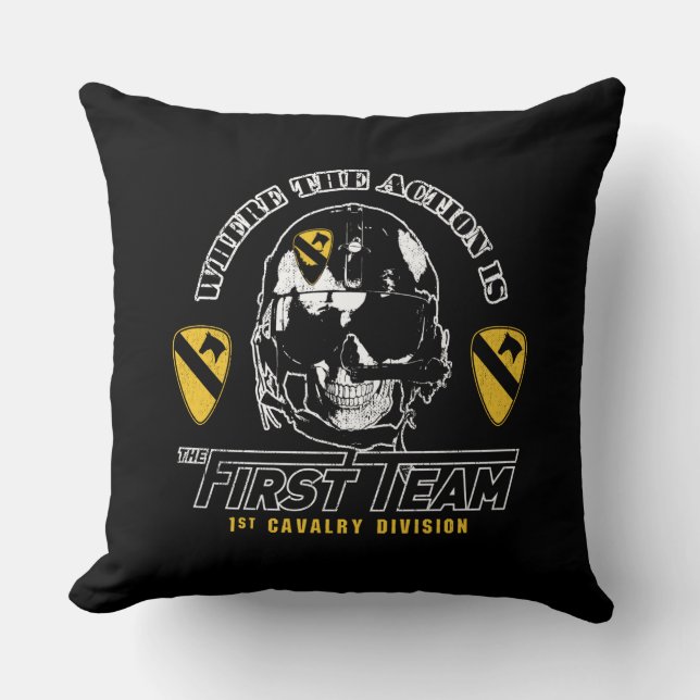 Almofada Playera 1st Cavalry Division (Frente)
