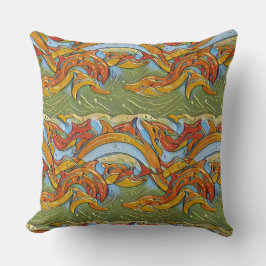 Almofada Playful Dolphins Pattern 2- Design inspirado no oc