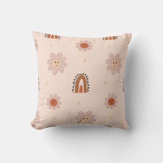 Almofada Playful Floral e Rainbow Pattern