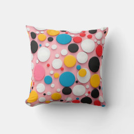 Almofada Playful Polka Dot Abstraction