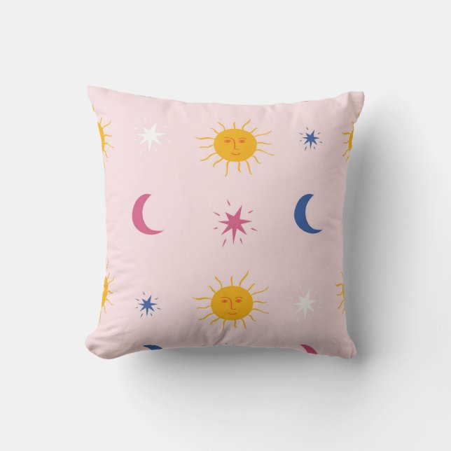 Almofada Playful Sun and Moon Celestial (Frente)