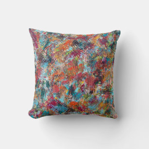 Almofada Plum Crazy 16 x 16 Poly Travesseiro decorativo