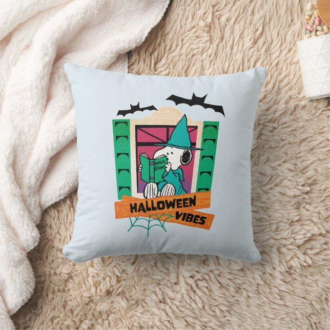 Almofada Poções Mágicas de Halloween do Snoopy Peanuts (Cobertor)
