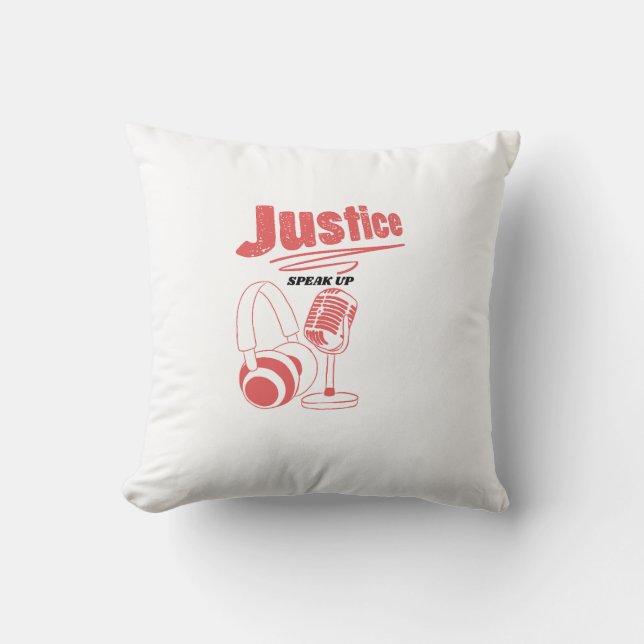 Almofada Podcast for Justice (Frente)