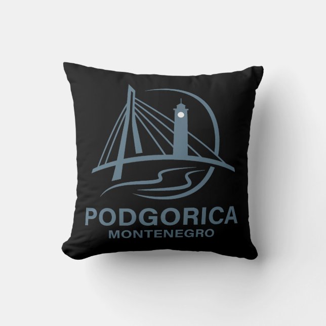 Almofada Podgorica Montenegro Europa (Frente)