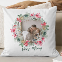 Poema Moderno Poinsettia Vermelha Coroa de Natal V