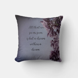 Almofada Poesia Floral Roxa