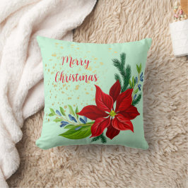 Almofada Poinsettia Buquê