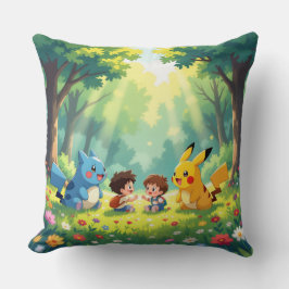 Almofada Pokémon und seine Treue Freunde