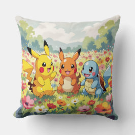 Almofada Pokémon und seine Treue Freunde