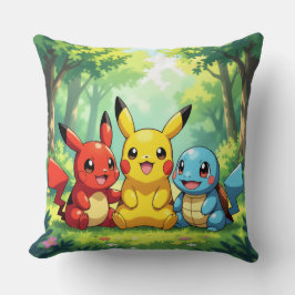 Almofada Pokémon und seine Treue Freunde