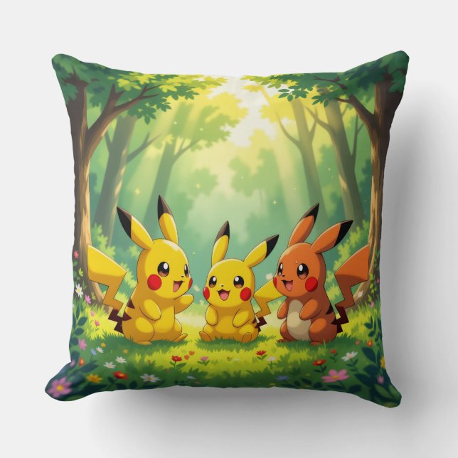 Almofada Pokémon und seine Treue Freunde (Frente)