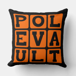 Almofada Pole Vault, pista e esporte no terreno