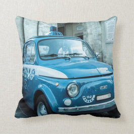 Almofada Policie Fiat 500 em Italia, coxim clássico do