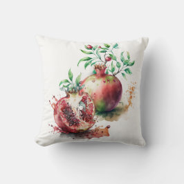 Almofada Pomegranatos de Aquarela