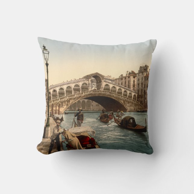 Almofada Ponte de Rialto II, Veneza, Itália (Frente)