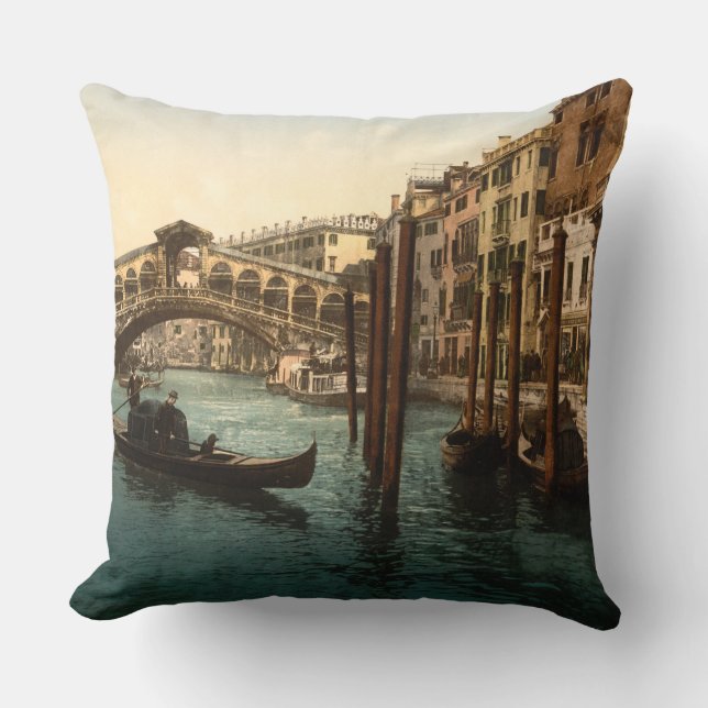 Almofada Ponte de Rialto mim, Veneza, Italia (Frente)