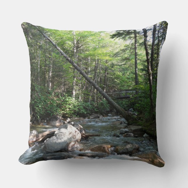 Almofada Ponte do rio Pemigewasset em New Hampshire (Frente)