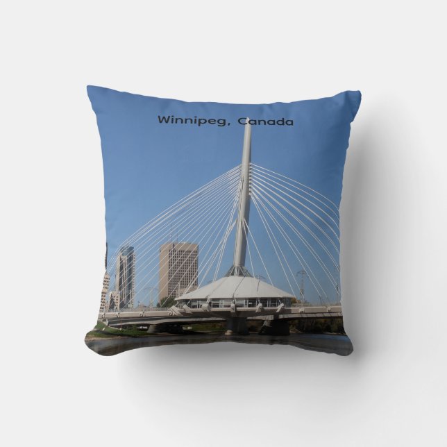 Almofada Ponte Provencher de Winnipeg (Frente)