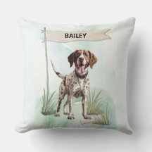 Ponteiro Aquarela Cachorro Personalizado