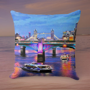 Almofada Pontes do Travesseiro decorativo de Londres