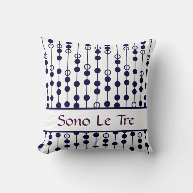 Almofada Ponto linear #2 @ SonoLeTre (Frente)