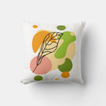 Pontos de abstrato interessantes com folhas