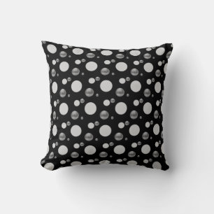 Almofada Pontos Polka Prata