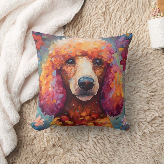 Almofada Poodle Colorful (Cobertor)